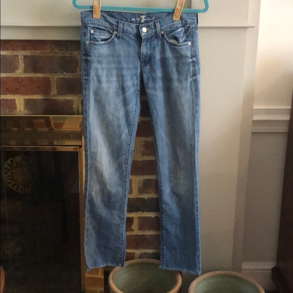 7 For All Mankind Straight Leg Jeans